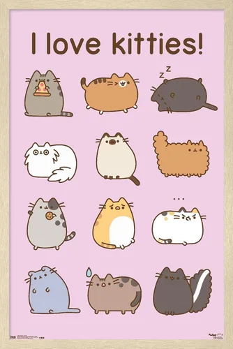 Vista 12 de Trends International Pusheen - Póster de pared de gatitos, 22.375 x 34 pulgadas, versión premium sin marco