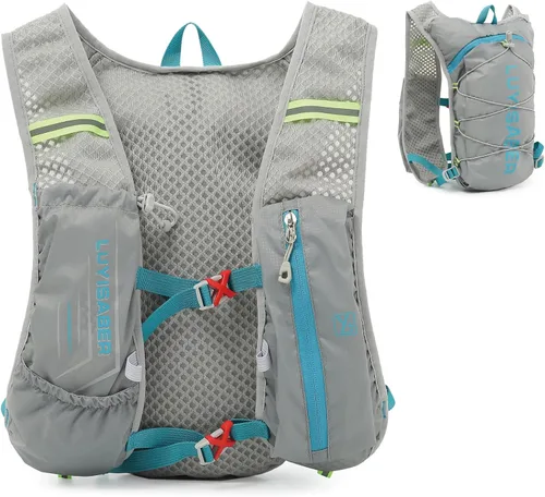 Vista 19 de TRIWONDER Mochila de hidratación para correr, chaleco de agua ligero para hombres y mujeres, paquete de agua de hidratación para ciclismo, correr