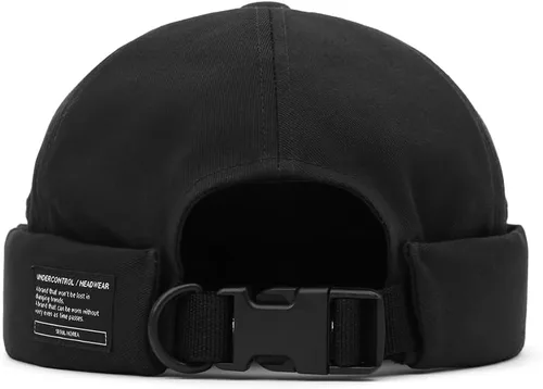Vista 7 de UNDERCONTROL Gorro de marinero sin borde Leon de pescador sin visera Miki Skull Docker Beanie Trawler Táctico Cap de anillo para hombres y mujeres