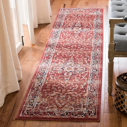 Vista 18 de SAFAVIEH - Alfombra decorativa de la colección Charleston, 2 pies x 4 pies, marfil y azul marino, diseño tradicional, ideal para áreas de alto