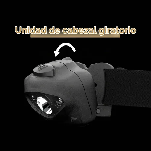 Vista 5 de Princeton Tec Vizz Tactical - Linterna frontal LED (420 lúmenes, negro), talla única