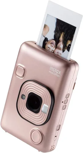 Vista 6 de Fujifilm Cámara instantánea híbrida Instax Mini Liplay (oro rosa)