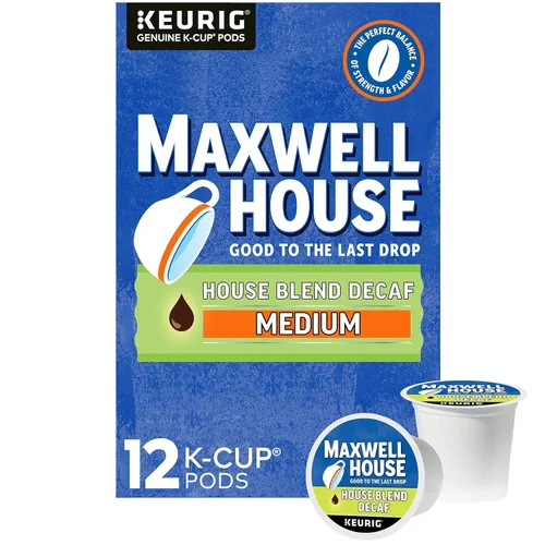 Vista 15 de Maxwell House Blend Descafeinado - Cápsulas de café K-Cup de tostado medio, mezcla de la casa (Caja de 84 cápsulas)