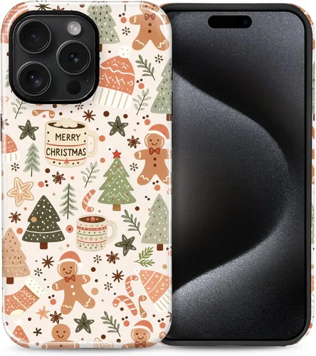 Vista 59 de Funda para iPhone 13 iPhone 14, a prueba de golpes, funda protectora híbrida de 2 capas, doble protección contra caídas, antiarañazos, diseño Rojo
