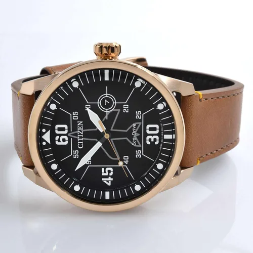 Vista 2 de Citizen Reloj de Vestir AW1733-09E, Marrón, Correa, Marrón, Correa