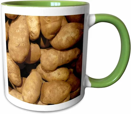 Vista 8 de 3dRose Florene Food And Beverage - Taza de dos tonos (11 onzas), color negro