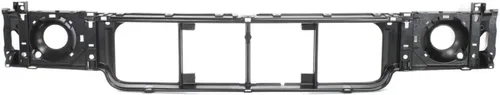 Vista 9 de Rejilla frontal plateada e inserto + panel de cabecera de plástico ABS + deflector de piedra de relleno de parachoques imprimado para Ford Econoline