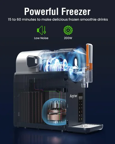 Vista 8 de Máquina de granizado para el hogar, máquina de bebidas congeladas de 68