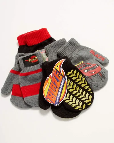 Vista 6 de Nickelodeon Paquete de 4 manoplas o guantes para niños Paw Patrol y Blaze (niñosniños pequeños)