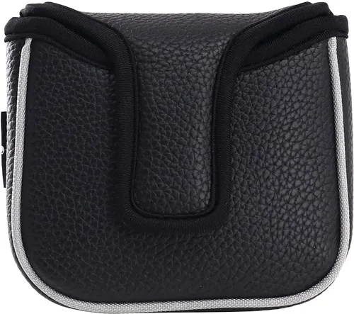 Vista 13 de Big Teeth Golf Mallet Putter Cover Square Mallet Putter Cover Plain Color Talón negro con eje