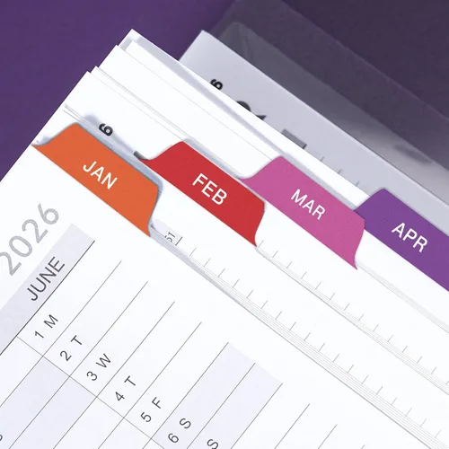Vista 9 de Agenda semanal 2026, agenda diaria por hora 2026, enero de 2026 a diciembre de 2026, libro de citas de 9 x 11 pulgadas, pestañas mensuales