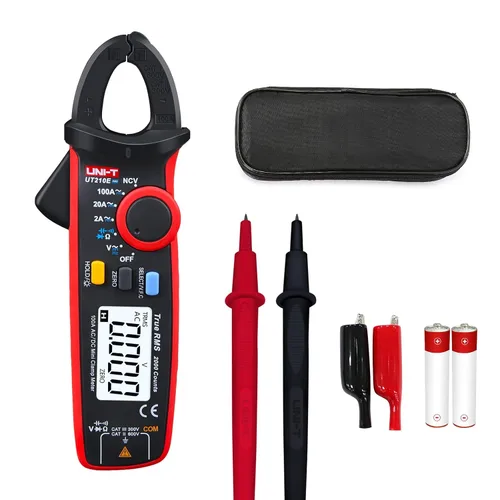 Vista 9 de UNI-T UT210e Medidor de Pinza Digital AC DC Amperímetro Multímetro de Pinza True RMS 2000 Cuentas Voltímetro Probador de Continuidad Capacitor