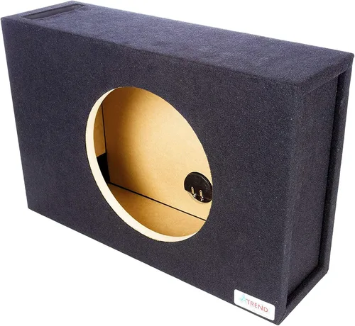 Vista 6 de Bbox - Caja de subwoofer de 10 pulgadas con ventilación individual, caja de subwoofer para automóvil sintonizada con audio profesional, caja