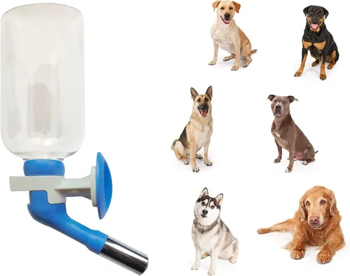 Vista 11 de Choco Nose Botella patentada sin goteo para perros/alimentador para perros/gatos y otros animales de tamaño pequeño-mediano - para jaulas, jaulas