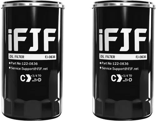 Vista 10 de iFJF 122-0836 Filtro de aceite de repuesto para RV QG 5500/7000 Serie HGJAA HGJAB HGJAC de giro que reemplaza 01220836 B7238 PH2875 PH10027 OE