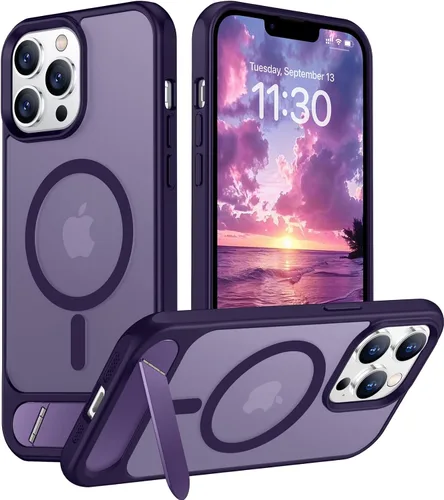 Vista 96 de Funda para iPhone 11 con compatibilidad magnética, [Soporte invisible incorporado][Compatible con MagSafe]
