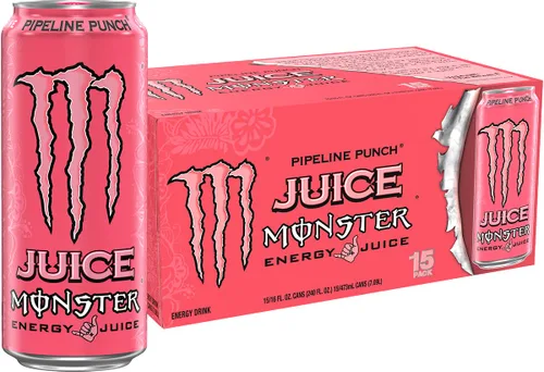 Vista 38 de Monster Energy Rehab Té Verde + Energía, Té Helado Energético, Bebida Energética 15.5 onzas (Paquete de 15) Té helado energético, paquete de 15