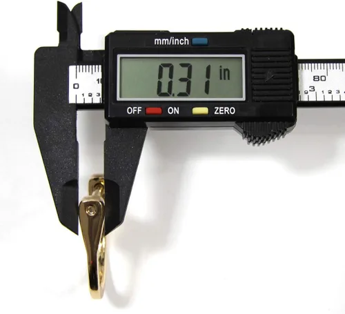Vista 6 de ALLinONE Anillos en D de herradura en forma de U tornillo en grillete hebilla de anillo D 0.984 in