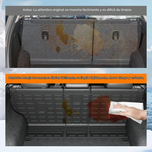 Vista 3 de powoq Alfombrilla de respaldo Compatible con forro de carga Mazda CX-5 2017-2025 Protector de asiento trasero de reemplazo para 2017-2019 2020 2021