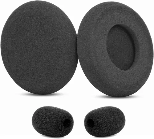 Vista 3 de Almohadillas de espuma compatibles con VXI BlueParrott B250-XT Plus B250XT B150 Kit de almohadillas de repuesto para auriculares/micrófono, 6 piezas