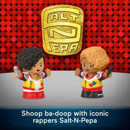 Vista 2 de Little People Collector Salt-N-Pepa - Juego de edición especial para adultos y fanáticos del hip hop, figuras de Cheryl James y Sandra Denton