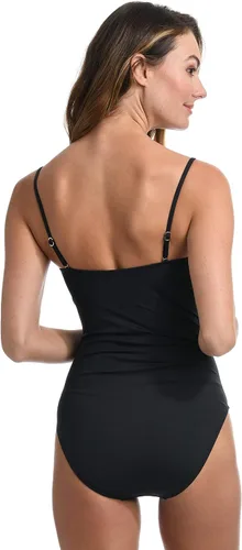 Vista 2 de La Blanca Women's Standard Island Goddess Bandeau One Piece Swimsuit