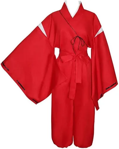 Vista 2 de Disfraz de anime Samurai Cosplay Kikyou Cosplay Miko Witch para hombres y mujeres