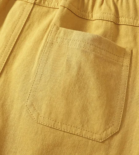 Vista 4 de Bumeex Pantalones cortos de algodón para bebé, paquete de 2