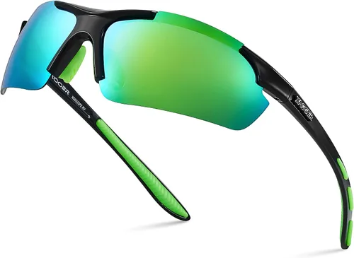 Vista 11 de Lentes de sol polarizados deportivos para hombres y mujeres, con diseño envolvente, UV400, para correr, béisbol, sóftbol, ciclismo, conducción