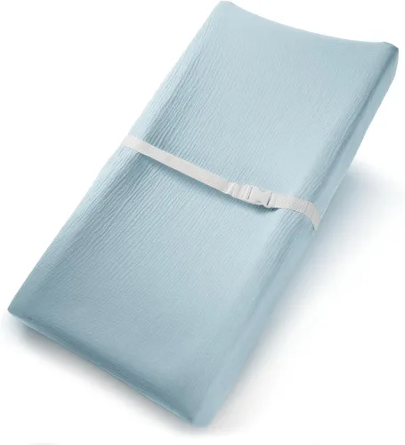Vista 7 de Comfy Cubs Sábana de Moisés de Muselina - Tela 100% Algodón Suave, Transpirable y Delicada para la Piel Sensible del Bebé - Ajuste Universal