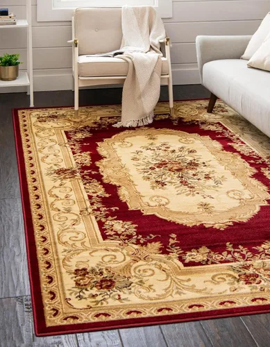 Vista 53 de Unique Loom Versailles Collection - Alfombra tradicional clásica con motivo floral, colección Versailles