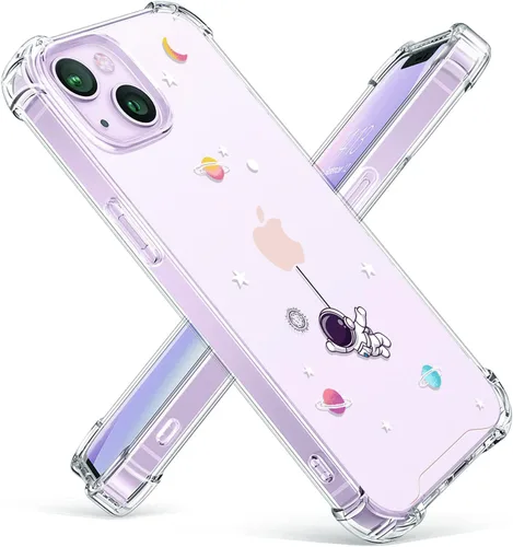 Vista 15 de OOZ Funda de cristal para iPhone 11 Pro (2019) de 5.8 pulgadas, bonita funda protectora transparente, seductor patrón de mariposa morada, suave a