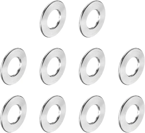 Vista 51 de uxcell 10 piezas de espaciador de acero inoxidable de 3/8" de diámetro interno x 3/4" de diámetro exterior x 1" de longitud, espaciador de rosca