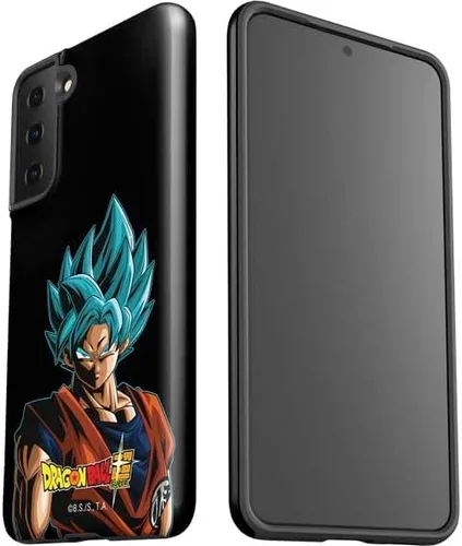 Vista 4 de Skinit Funda para teléfono Pro compatible con Galaxy S21 Plus 5G, diseño oficial de Dragon Ball Super Goku