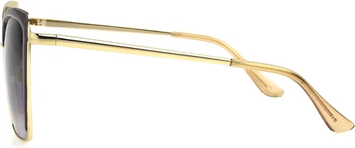 Vista 3 de Sofia Vergara x Foster Grant Izabella Cat Eye - Lentes de sol para mujer color dorado 2244in Oro
