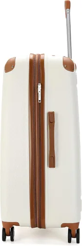 Vista 8 de Miami CarryOn Collins - Juego de equipaje giratorio expandible de 3 piezas, Blanco, Collins