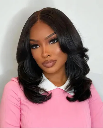 Vista 16 de Curly Bob Wig Human Hair 13x4 Hd Lace Front Wigs Human Hair Pre Plucked 10" Lace Frontal Bob Wig, 180 Dentisty, Kinky Curly, Natural Hairline with