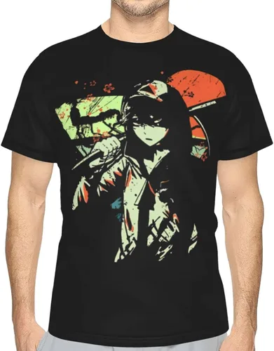 Vista 6 de Anime Angels-of-Death T-Shirt Boy's Fashion Round Neck Cotton Shirts Summer Short Sleeve Tee