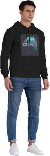 Vista 5 de Soda Stereo Sep7imo Dia Men'S Hoodie Sweatshirt Long Sleeve Casual Light Pullover Cotton Breathable Sweatshirt