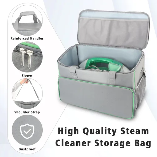 Vista 4 de Bolsa de transporte para Bissell Little Green Machine 1400B, gran capacidad Gris