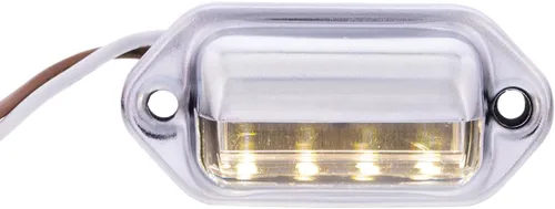 Vista 2 de United Pacific 39930 - Luz LED cromada para matrícula/luz de utilidad