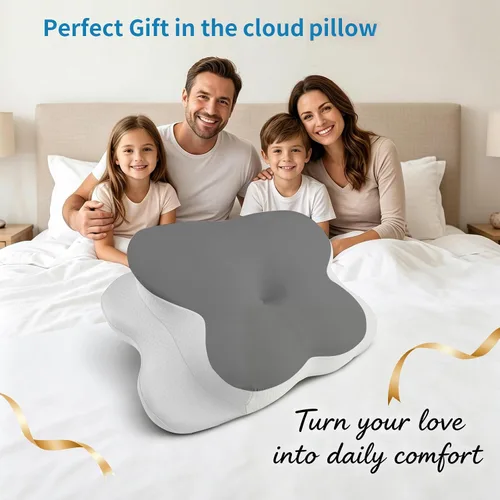 Vista 6 de Almohada cervical para el cuello, almohada de espuma viscoelástica