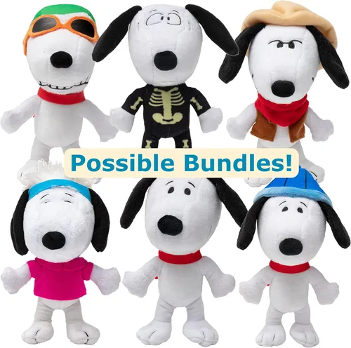Vista 5 de JINX Snoopy de peluche coleccionable oficial de Peanuts, excelente juguete de peluche para niños pequeños y preescolar, Flying Ace