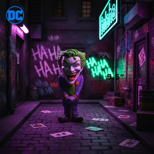 Vista 5 de Joker DC Joker Figura Anti Estrés, 5.5 in (SD Distributions sdtwrn89192)
