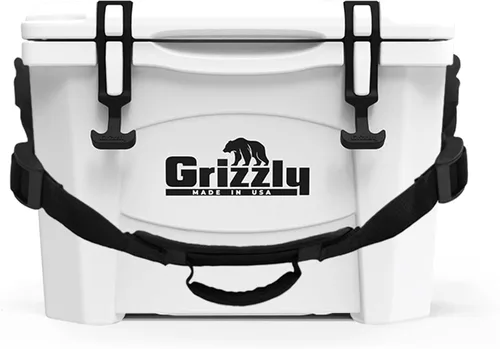 Vista 20 de Grizzly - Enfriador de 15 cuartos de galón Baúl de hielo duradero con aislamiento rotomoldeado Fabricado en Estados Unidos Garantía de por