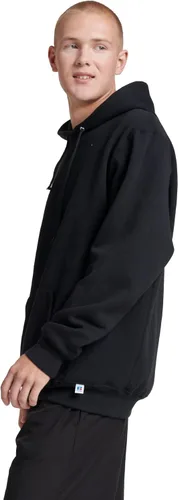 Vista 3 de Russell Athletic - Sudaderas con capucha Dri-Power para hombre, tejido de vellón, absorción de humedad, mezcla de algodón, corte relajado, tallas