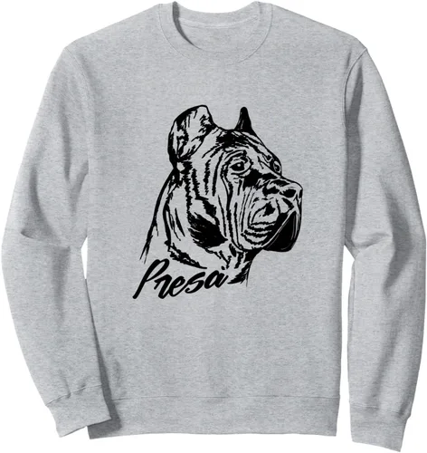 Vista 3 de Perro de Presa Canario - Sudadera Dogo Canario, gris, S
