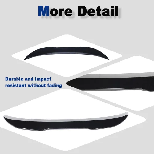 Vista 6 de Alerón de maletero para BMW Serie 3 F30 2013-2018 y F80 M3 2014-2018