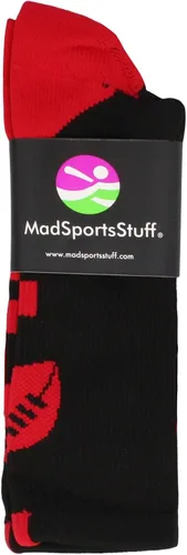 Vista 2 de MadSportsStuff Football Socks Crew Length for Boys or Men, Football Gift