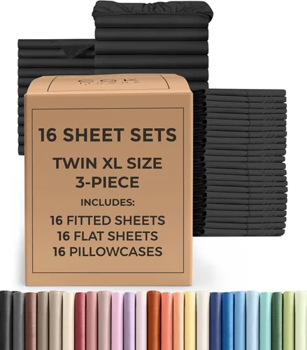Vista 30 de Pack of 2, Twin Size 3 Piece Sheet Set - Breathable & Cooling - White